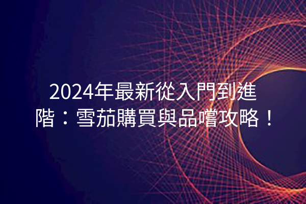 2024年最新從入門到進階：雪茄購買與品嚐攻略！